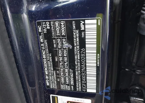 2022 Mercedes-Benz Gle 350 4Matic from USA, damaged, VIN 4JGFB4KB2NA602826